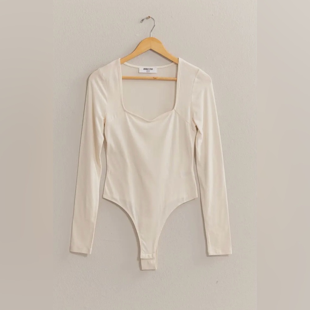 HYFVE Cream Long Sleeve Bodysuit